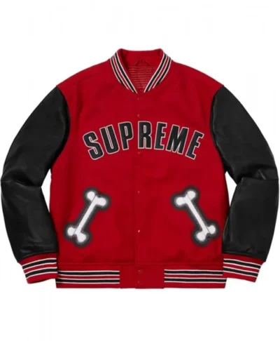 Supreme Bone Varsity Letterman Jacket