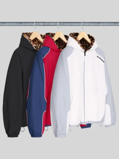 Supreme Faux Fur Reversible Hooded Track Jacket