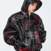 Supreme x Alfredo Martinez Hooded Leather Jacket