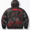 Supreme x Alfredo Martinez Hooded Leather Jacket