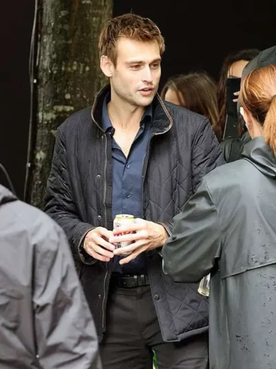The Blame 2026 Douglas Booth Black Quilted Jacket