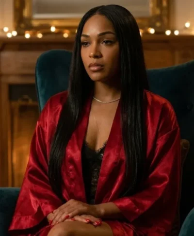 The Chi S8 Hannaha Hall Red Satin Robe