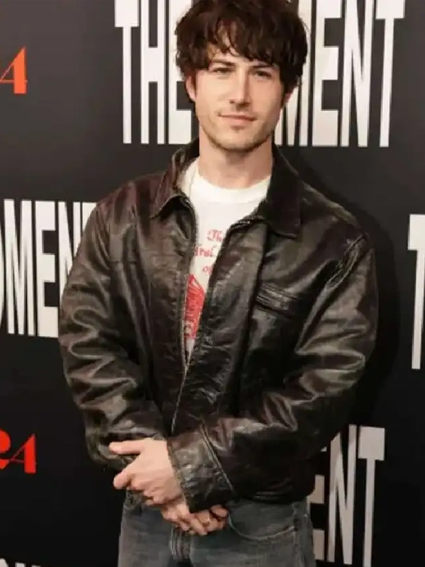 The Moment 2026 Dylan Minnette Leather Jacket