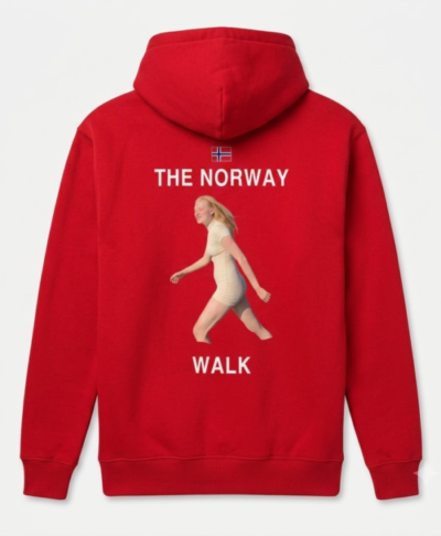 The Norway Walk Red Hoodie