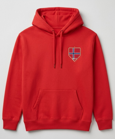 The Norway Walk Red Hoodie