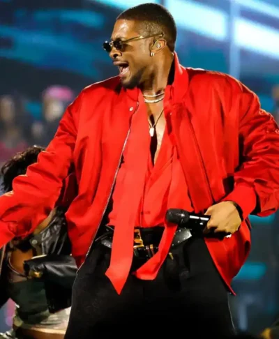 The R and B Tour 2026 Usher Red Jacket