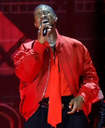 The R and B Tour 2026 Usher Red Jacket