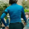 The Runner 2026 Gal Gadot Blue Track Jacket