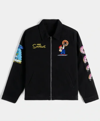 The Simpsons x Shoe Palace Donuts Work Jacket