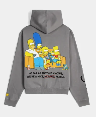 The Simpsons x Shoe Palace Family Grey Zip Up Tracksuit