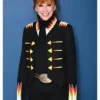 The Tonight Show Reba McEntire Black Wool Jacket