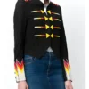 The Tonight Show Reba McEntire Black Wool Jacket