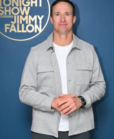 The Tonight Show S013 Drew Brees Black Jacket