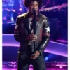 The Voice S28 Kenny Iko Star Patch Leather Jacket
