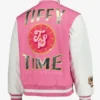 Tiffy NYC 2026 Pink Varsity Jacket