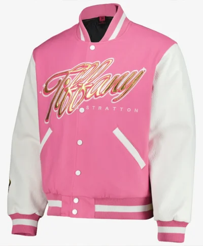 Tiffy NYC 2026 Pink Varsity Jacket