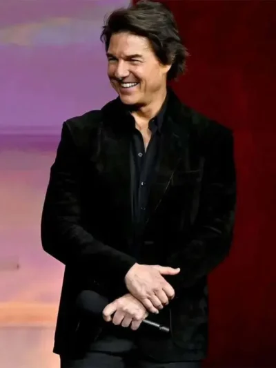 Tom Cruise Digger 2026 Velvet Blazer