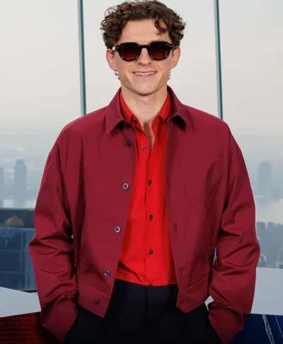 Tom Holland Spider-Man New York Red Jacket