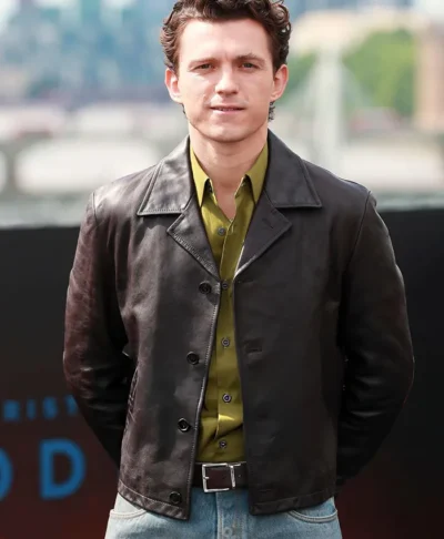 Tom Holland The Odyssey Brown Jacket