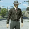 Tommy Angelo Mafia Leather Jacket