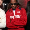 Travis Scott England Red Anthem Jacket