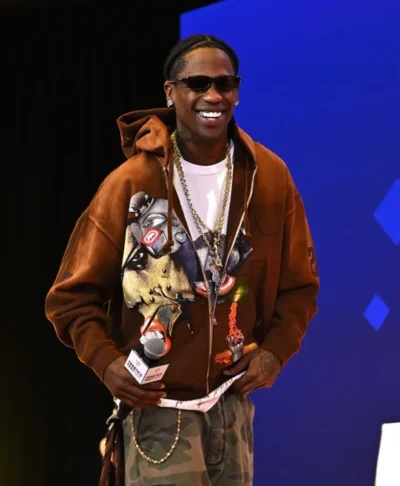Travis Scott Fanatics Fest NYC 2026 Brown Jacket