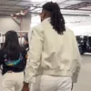 Trick Williams NYC 2026 White Leather Jacket