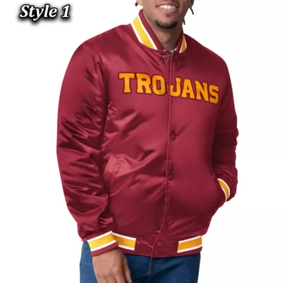 USC Trojans G-III Satin Jacket