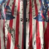 Under Armour x 424 American Flag Leather Jacket