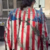 Under Armour x 424 American Flag Leather Jacket