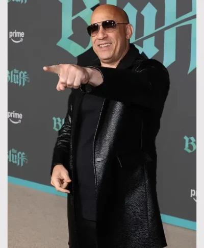 Vin Diesel The Bluff 2026 Leather Coat