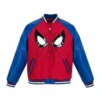 Vintage 90s Spider Man Varsity Jacket