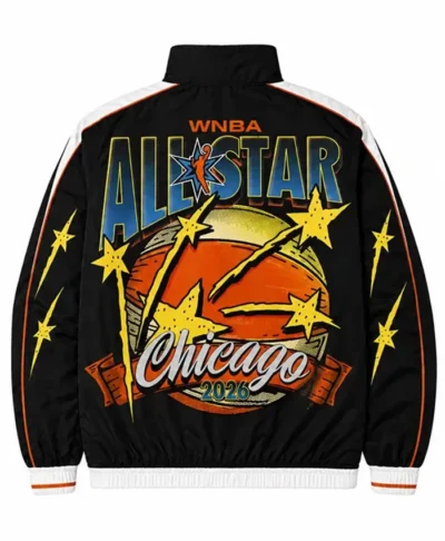 WNBA All-Star Chicago 2026 Black Track Jacket