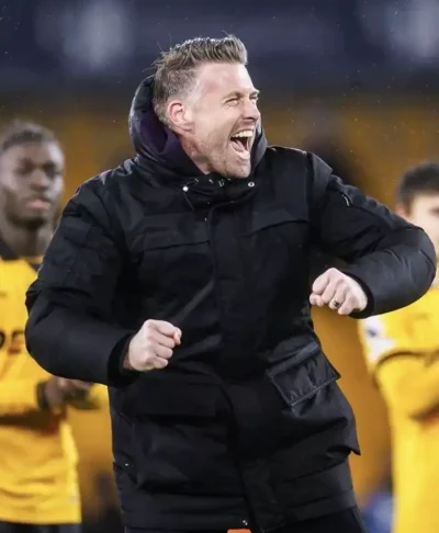 Wolverhampton Wanderers VS Aston Villa Rob Edwards Jacket