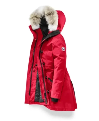Women’s Canada Goose Red Fur Jacket