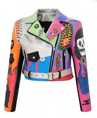 Women’s Halloween Leather Costume Jacket