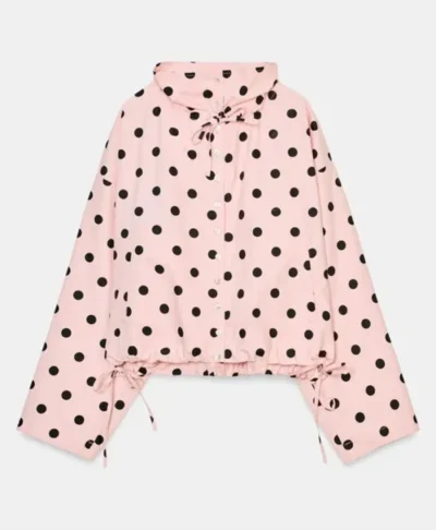 Women’s Zara Polka Dot Jacket In Pink