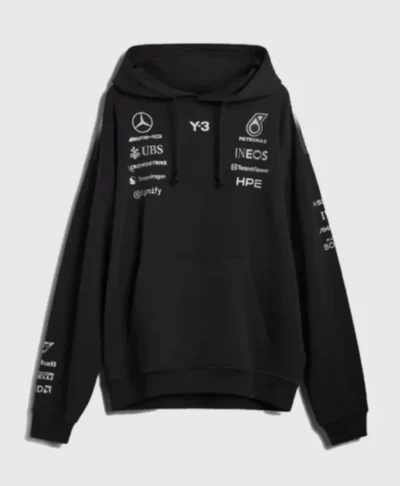 Y-3 x Mercedes-AMG F1 Black Hoodie