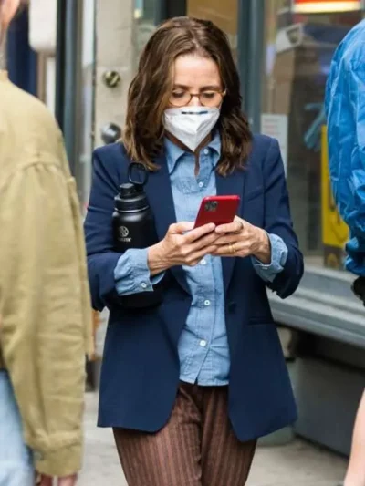 You Hurt My Feelings Julia Louis-Dreyfus Blue Blazer