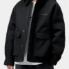 black Carhartt WIP Quentin Cotton Jacket