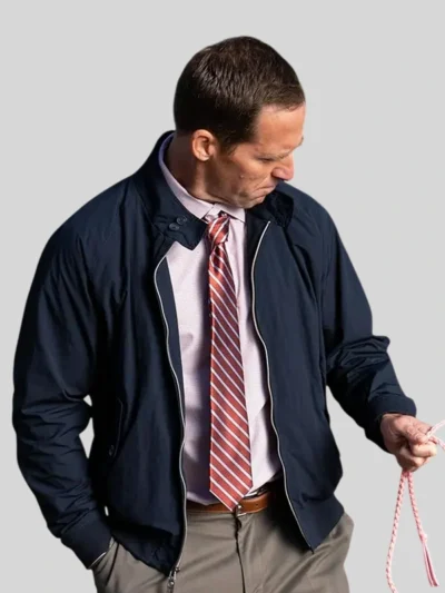 buy Loot Nat Faxon Blue Bomber Jacket
