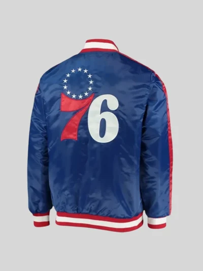 buy Sixers Starter 76ers Varsity Jacket