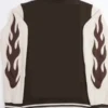 buy Skull Cross Embroidered Varsity Jacket