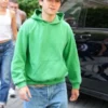 buy Tom Holland Paris Street Style 2026 Green Hoodie