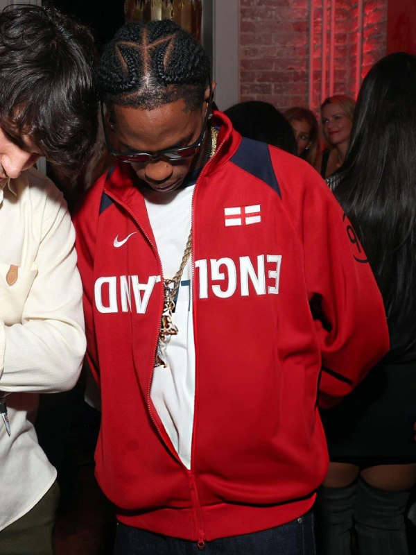 buy Travis Scott England Red Anthem Jacket