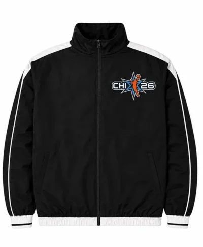 buy WNBA All-Star Chicago 2026 Black Track Jacket