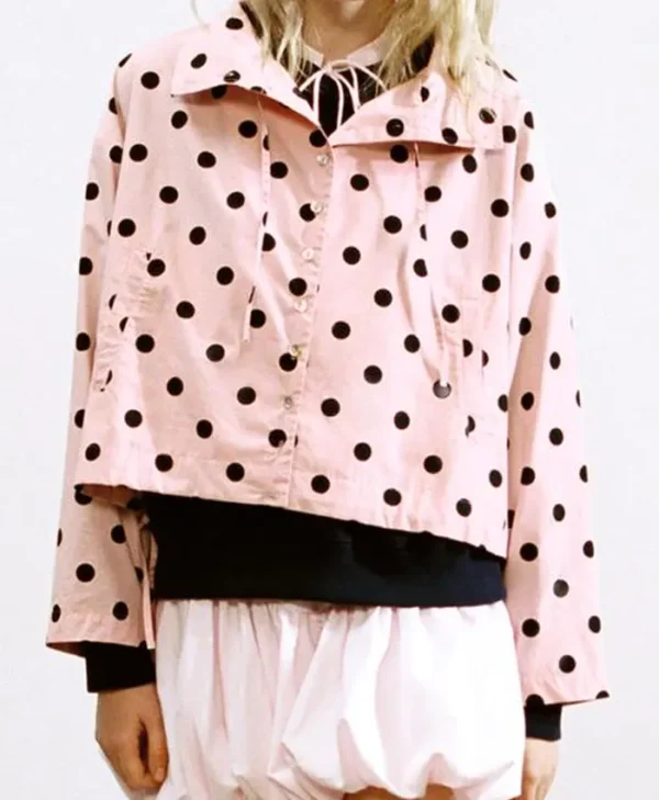 buy Women’s Zara Polka Dot Jacket In Pink
