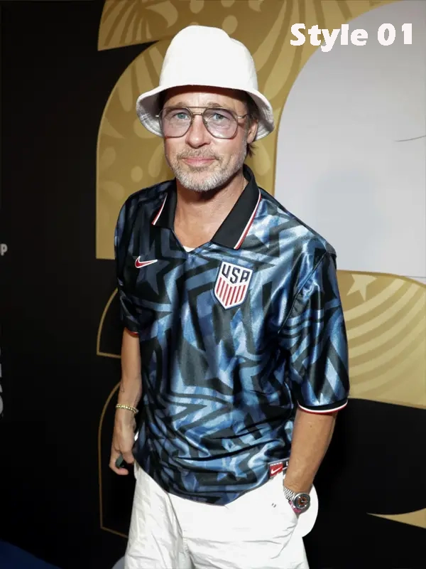 Brad Pitt 2026 USA Jersey - Image 5