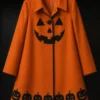 buy now Halloween Nia Vardalos Pumpkin Orange Coat