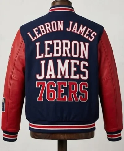 buy now LeBron James Philadelphia 76ers Varsity Jacket